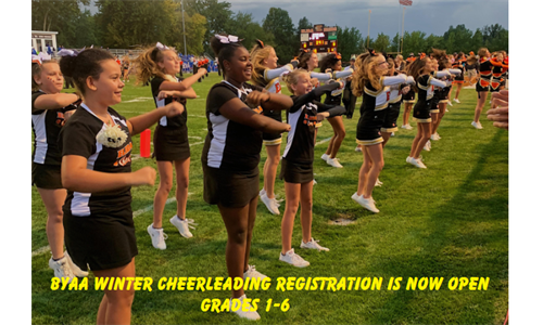 Cheer Registration Now Open